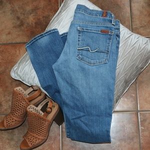 7 for all mankind Blue Jeans Style Roxy Size 27
